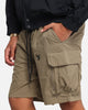 The Anti Order Anti Military Cargo Shorts Dark Taupe