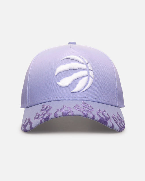 New Era Toronto Raptors 'Sundyed Flames' 9FORTY A-Frame Snapback Lavender