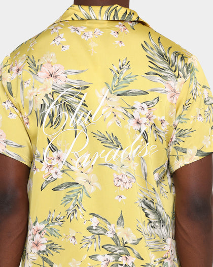 Club Paradise Lounge Shirt Yellow