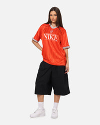 Nike Women's Sportswear V-Neck Jersey T-Shirt Picante Red/Sail