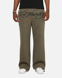 Ed Hardy Dragon Trackpants Washed Olive