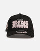 New Era Atlanta Braves 'Drip Glow Script' 9FORTY A-Frame Snapback Black/Pink