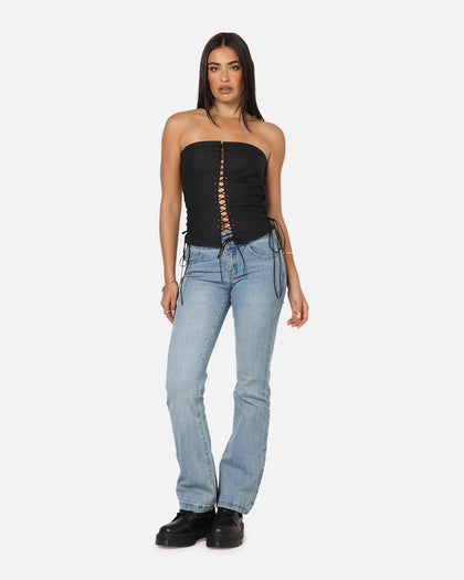 Ed Hardy Women's Seige Corset Black