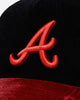 New Era Atlanta Braves 'Velvet Cord Certified Lover' 9FORTY A-Frame Premium Corduroy Snapback Black