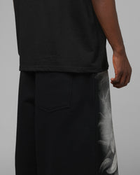 Loiter Airbrush Sweatpants Black