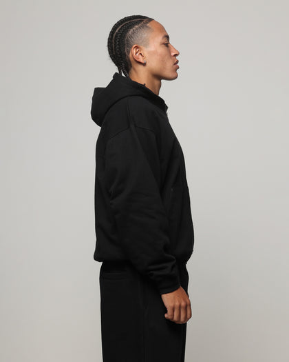 American Thrift Zip Hoodie Black