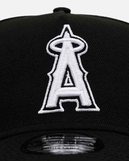 New Era Los Angeles Angels 'Black And White' 9FORTY A-Frame Snapback Black/White