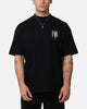 Saint Morta Lucian Mock Neck T-Shirt Black/Pink