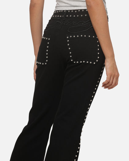 Ed Hardy Women's Studded Jeans Black