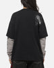 Worship Catharsis Box Crop Long Sleeve T-Shirt Washed Black