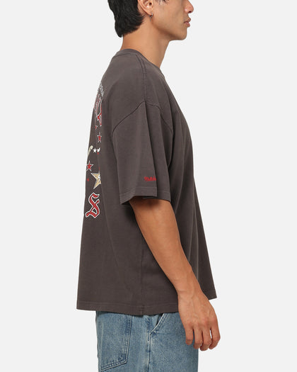 Mitchell & Ness Chicago Bulls Blackletter Champs Box T-Shirt Slate