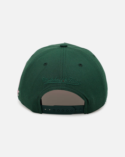 Mitchell & Ness Seattle Supersonics 'Pink Side Patch' Pro Pinch Snapback Official Team Color