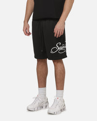 Saint Morta Scripted Mesh Shorts Black