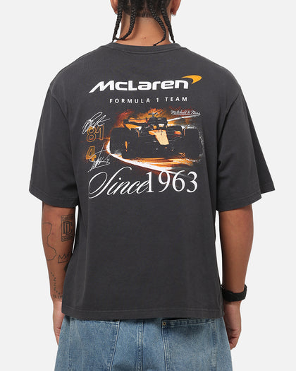 Mitchell & Ness McLaren Apex Crop T-Shirt Slate