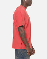 Saint Morta Requiem Boxy T-Shirt Vintage Washed Red