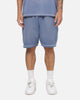 New Era Acid Wash Fleece Shorts Blue