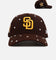 New Era San Diego Padres 'Embellishment' 9FORTY A-Frame Snapback Brown