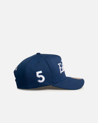 Mitchell & Ness Minnesota Timberwolves Anthony Edwards 'Classic' Script Pro Pinch Snapback Navy