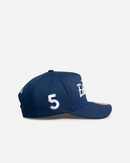 Mitchell & Ness Minnesota Timberwolves Anthony Edwards 'Classic' Script Pro Pinch Snapback Navy