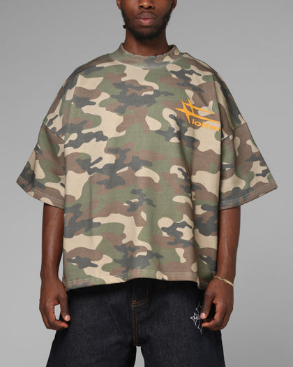 Loiter Ultra Hybrid Premium T-Shirt Camo