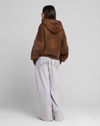 Loiter Atmosphere Zip Hoodie Vintage Brown