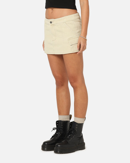 Ed Hardy Women's Cargo Mini Skirt Stone
