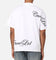 Carre Side Script Oversized T-Shirt White