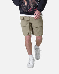 MNML Nylon Cargo Traveler Shorts Sand