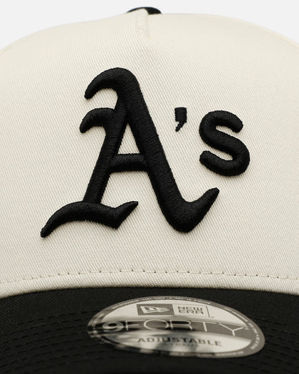 New Era Oakland Athletics 'Easy Chrome Black' 9FORTY A-Frame Snapback Chrome/Black