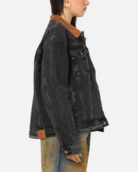 Saint Morta Rodeo Drive Denim Jacket Black Shadow