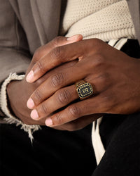 Saint Morta FK YVES Championship Ring Gold/Black