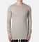 MNML Sheer Knit Jersey Long Sleeve T-Shirt Bone