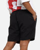 The Anti Order Reverse Logo Nylon Shorts Black
