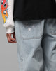 Loiter Collateral Baggy Jeans Blue Pin Stripe