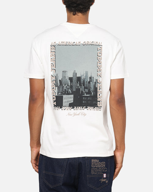 Tommy Jeans Regular Photo T-Shirt Ecru