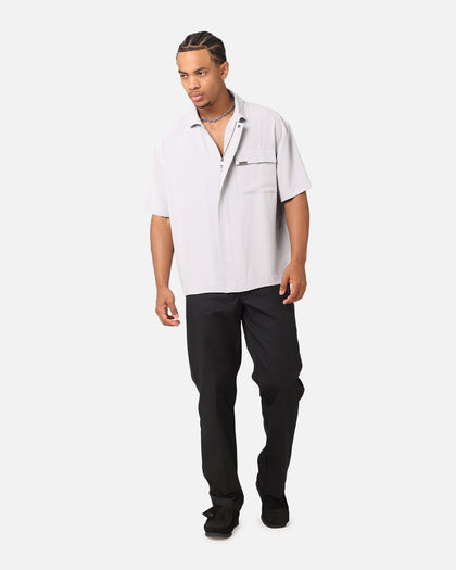 Carre Exceptional Pocket Oversized Shirt Light Grey