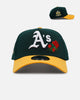 New Era Oakland Athletics 'Rose Emblem' 9FORTY A-Frame Snapback Official Team Color