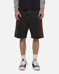 Worship Scripted Big Dawg Jean Shorts Used Black