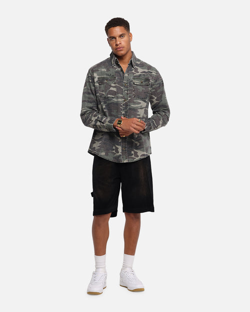 XXIII Slub Overshirt Camo