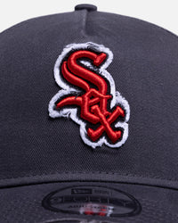 New Era Chicago White Sox 'Spider Web' 9FORTY A-Frame Snapback Acid Wash Grey