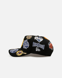 New Era San Diego Padres 'All Over Embroidery' 9FORTY A-Frame Snapback Black