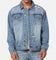Saint Morta Denim Trucker Jacket Mid Blue Denim