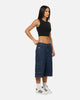 X-Large Baggy Cargo Denim 91 Shorts Dark Indigo