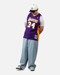 Mitchell & Ness Los Angeles Lakers Shaquille O'Neal '99-'00 #34 Swingman Jersey Purple