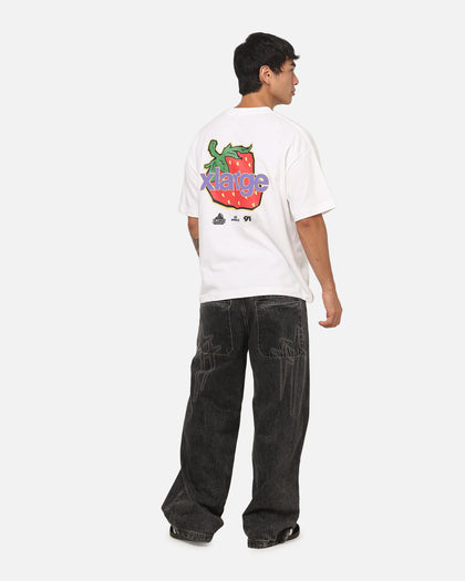 X-Large Strawberry Gorilla T-Shirt White