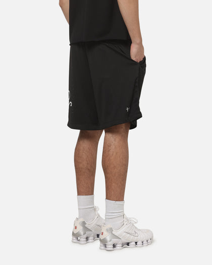Saint Morta Scripted Mesh Shorts Black