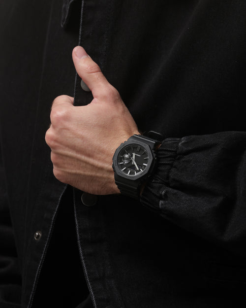 G Shock GA-2100LXB-1ADR Watch Black/Silver