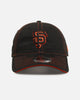 New Era San Francisco Giants 'Contrast Stitch' 9TWENTY Strapback Official Team Colour