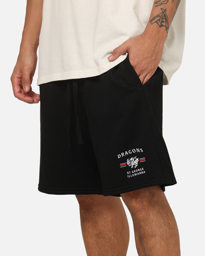 Bleacher Athletic St. George Illawarra Dragons NRL 1908 Track Shorts Black