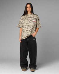 Loiter Bullrush Premium T-Shirt Digi Camo